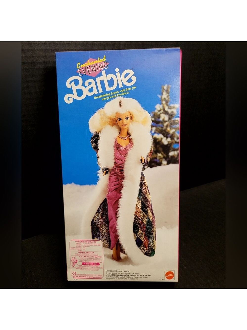 1991 JcPenny Special Limited Edition Enchanted Evening Barbie #2702 - Picture 4 of 11